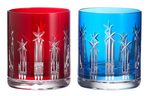 Waterford US250 Anniversary Double Old Fashioned Pair - Colored