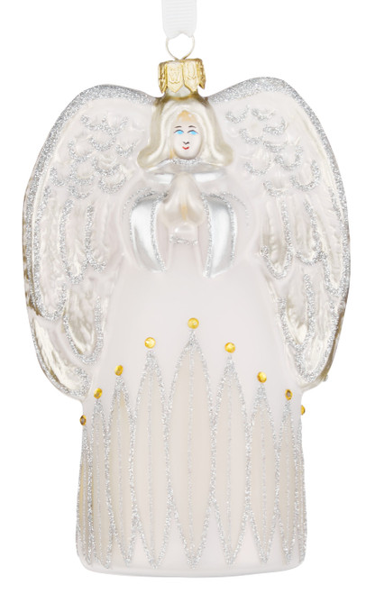 Waterford Blown Glass Angel Ornament