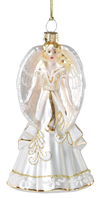 Lenox Blown Glass Angel Ornament