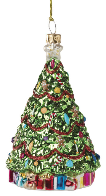 Lenox Blown Glass Christmas Tree Ornament