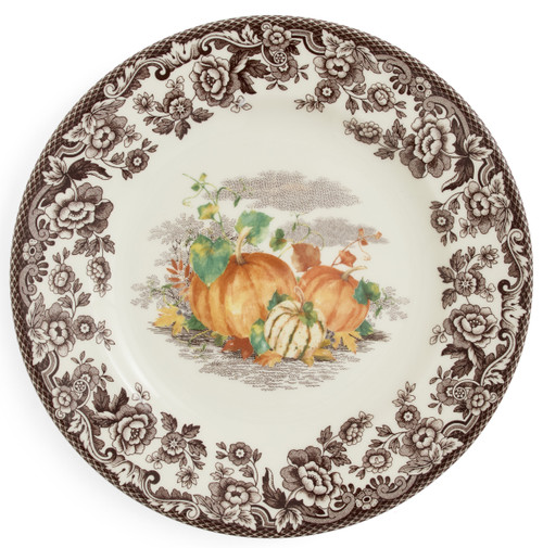Spode Woodland Harvest Pumpkin Salad Plate