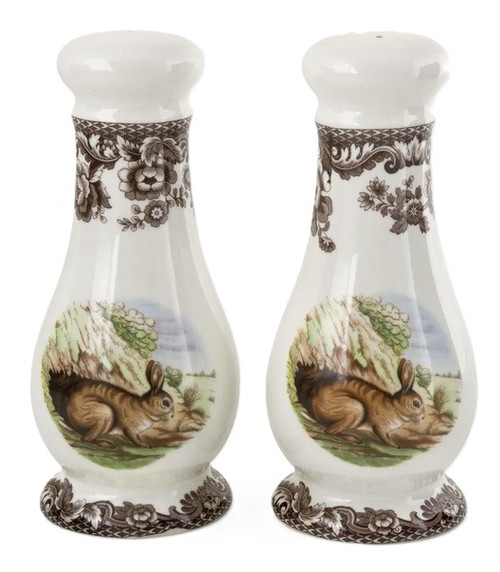 Spode Woodland Rabbit Salt & Pepper Set