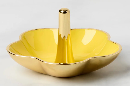 Kate Spade Make It Pop Metal Ring Dish - Yellow