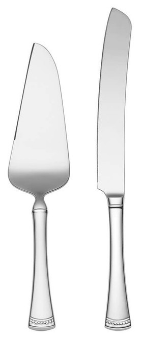 Lenox Portola 2pc Dessert Set - Silver