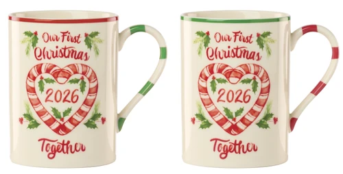 Lenox Holiday Our First Christmas Together Mug Set 2026