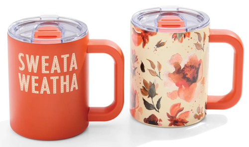 Cambridge Harvest Insulated Mugs, Set of 2