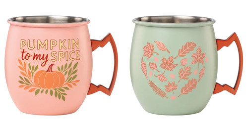 Cambridge Harvest Moscow Mule Mugs, Set of 2