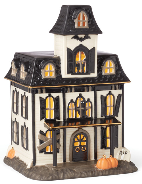 Lenox Vintage Halloween Lit House Figurine