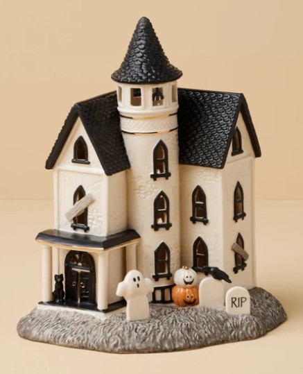 Lenox Vintage Halloween Lit Manor Figurine