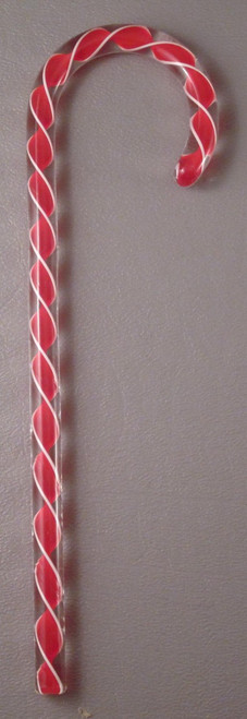 Tazza Candy Cane Ornament - Red