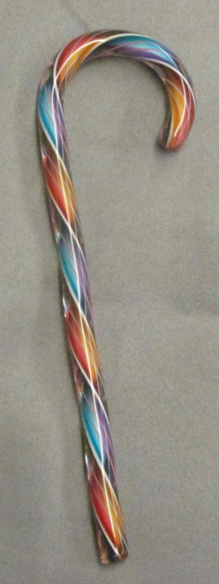Tazza Candy Cane Ornament - Rainbow