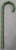 Tazza Candy Cane Ornament - Peppermint Green