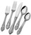 Wallace Antique Baroque 65pc 18/10 Stainless Steel Flatware Set