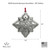 Wallace Grande Baroque Snowflake Ornament 2026