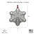 Wallace Snowflake Ornament 2026 - Silver Plate