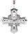 Reed & Barton Christmas Cross Ornament 2026