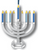 Beacon Standing Menorah Ornament