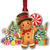 Beacon Gingerbread Man Scene Ornament