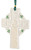 Belleek Claddagh Blessing Cross Ornament