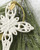 Lenox Snow Fantasies Cross Ornament 2026