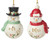 Lenox Mr & Mrs Snowman Ornament Set of 2