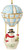Lenox Snowman Hot Air Balloon Ornament