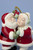 Lenox Santa & Mrs Claus Under the Mistletoe Ornament