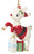 Lenox Rudolph in a Santa Suit Ornament