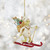 Lenox Dr Seuss Grinch on Skiis Ornament