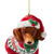 Spode Christmas Tree Dachshund Wearing Christmas Jumper Ornament