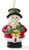Spode Christmas Tree Snowman Eating Ice Cream Ornament