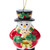Spode Christmas Tree Snowman Eating Ice Cream Ornament