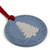 Wedgwood Blue Christmas Tree Ornament