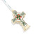 Waterford Blown Glass Cross Ornament