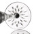 Waterford Winter Wonders Pinecone Flute - Clear, Pair