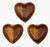 Nambe Eat Your Heart Out Set of 3 Small Bowls