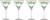 Lenox Holiday Martini Glasses, Set of 4