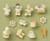 Lenox Snow Pals Snowman Mini 12pc Ornament Set