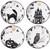 Lenox Haunted Halloween Accent Plates, Set of 4