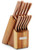 Cambridge Hammered Copper 12-Piece Cutlery Block Set