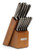 Cambridge Nero Hammered Titanium 12 Piece Cutlery Block Set
