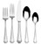 Wallace Audra 45pc 18/10 Stainless Steel Flatware Set
