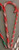 Tazza Candy Cane Ornament - Red and Mini Red