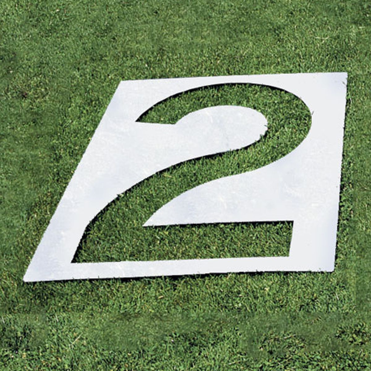 3' Football Field Stencil Kit - Durable & Flexible Design