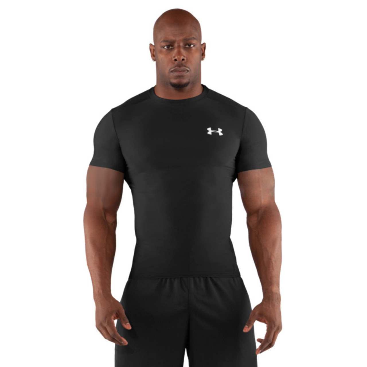 Buy Under Armour Black Short Sleeve Compression T-Shirt Online