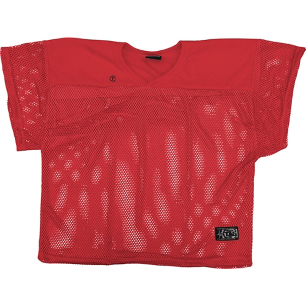 red football practice jersey