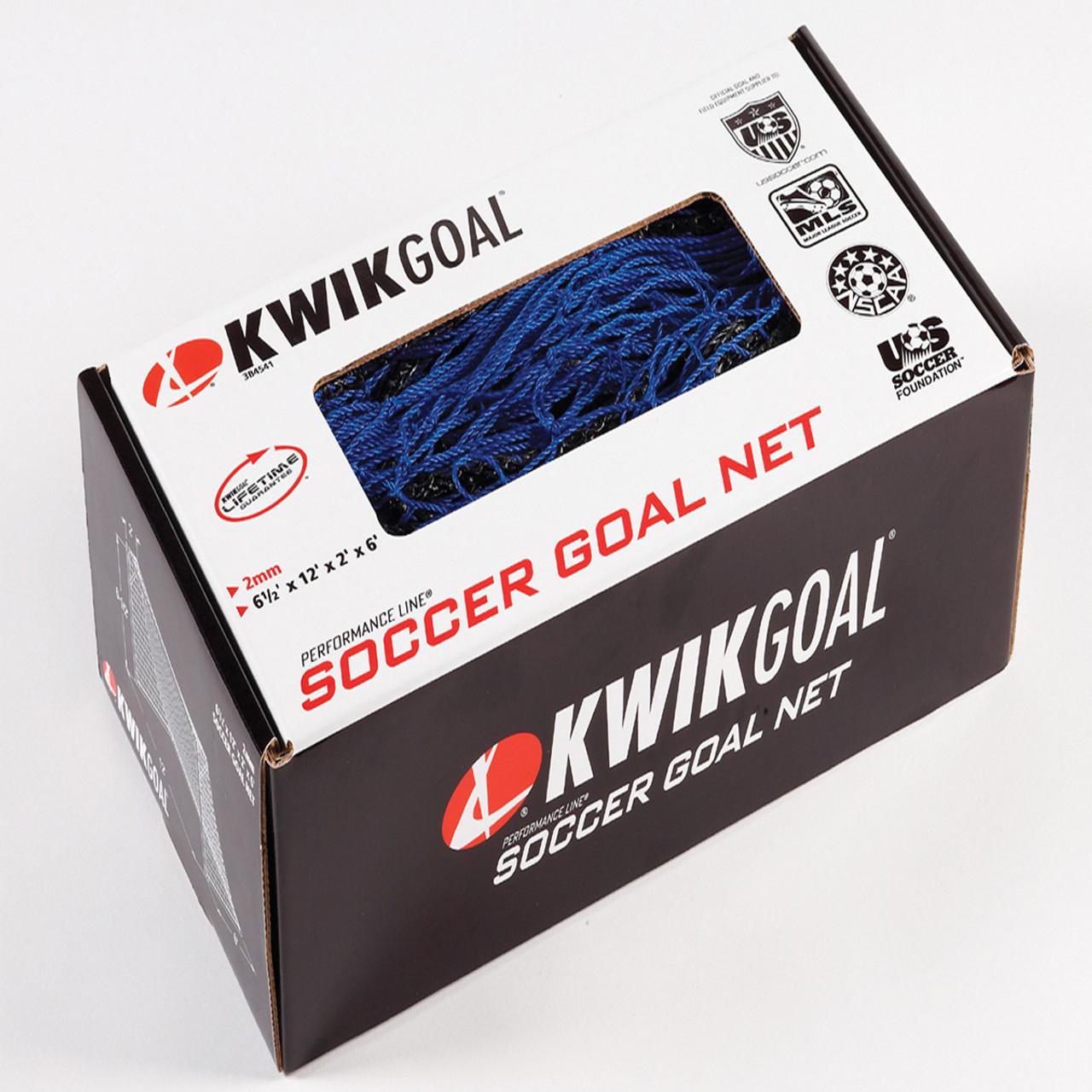 Kwik Goal 5H X 10W X 0D X 5B 120MM Mesh 2MM Solid Braid Knotless Soccer Net