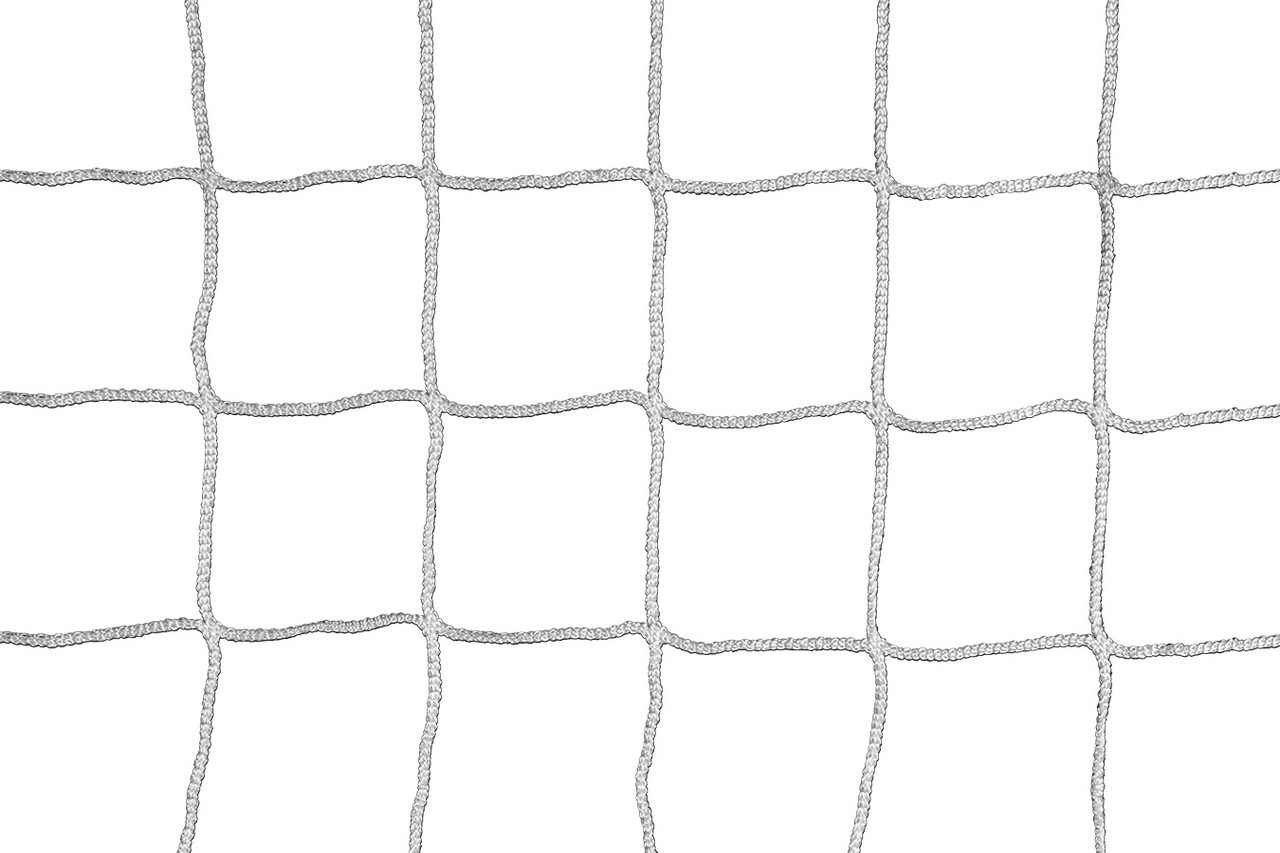 Kwik Goal Soccer Net 3mm (6.5'x18'x2'x6.5') WHITE (2 Mesh)