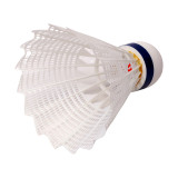 TAG White Nylon Badminton Shuttles - Inside Close-Up TAG White Nylon Badminton Shuttles - Inside Close-Up