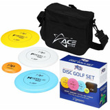 ACE Disc Golf Box Set w/Bag - 140g weight class (lightweight) ACE Disc Golf Box Set w/Bag - 140g weight class (lightweight)